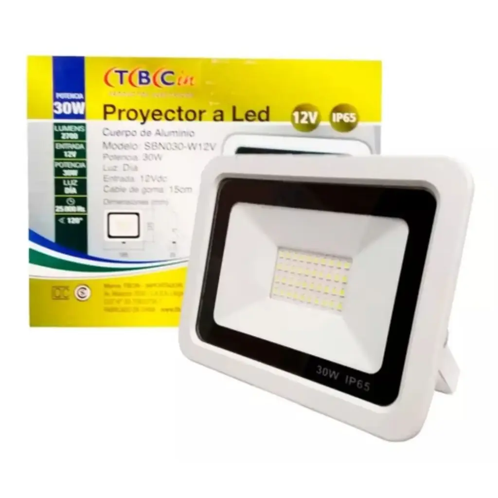 Proyector Tbcin Led 30w con sensor