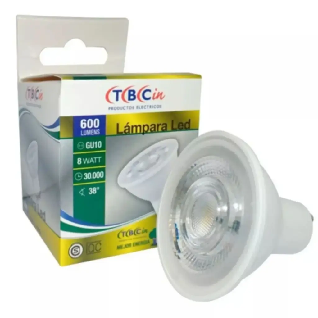 Dicroica Tbcin 8w Led ld gu10