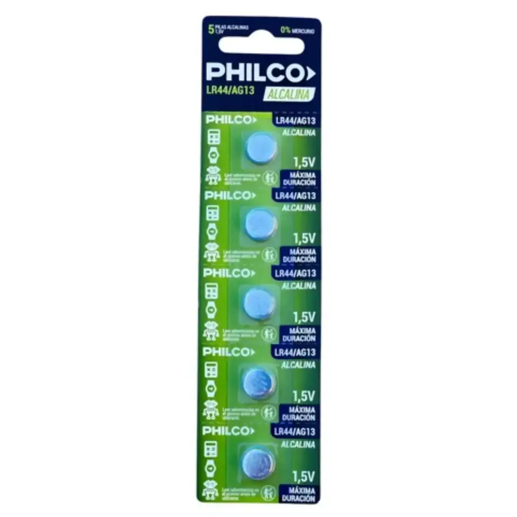 Bateria LR44 1.5v Philco (A76/AG13)