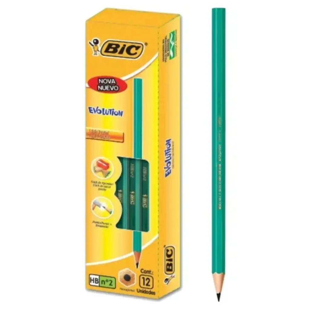 Bic Lapiz Evolution x 12 unidades