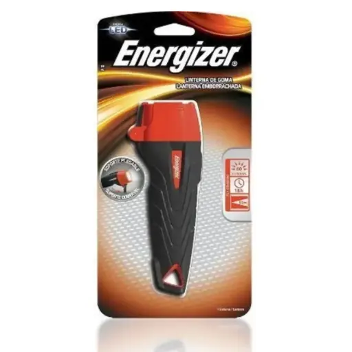 [ELE162] Linterna Rubber 2AA Goma rbr22an