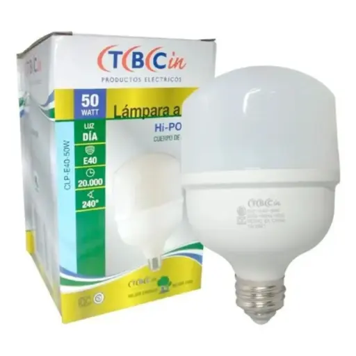 [86374D] Lampara Tbcin Power Led 50w E40/E27 Luz Fria