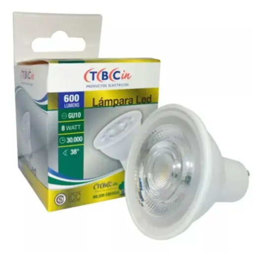 [91672] Dicroica Tbcin 8w Led ld gu10