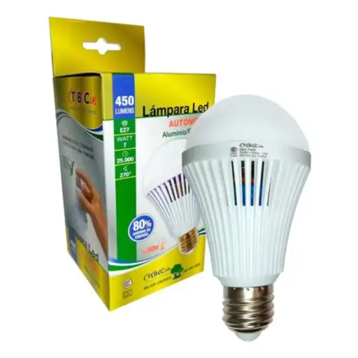 [88264C] Lampara Tbcin Autonoma Led 7w Luz Calida