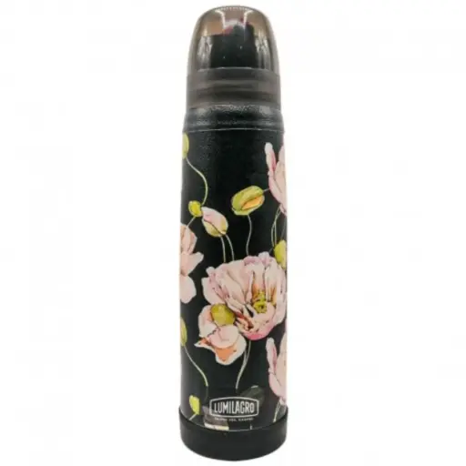 [L376F] Termo Lumilagro Luminox 376 1 litro Forrado Flor