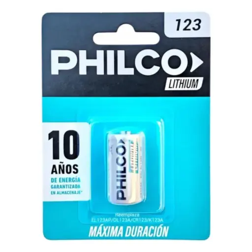 [PHI10] Bateria Philco CR 123 3v