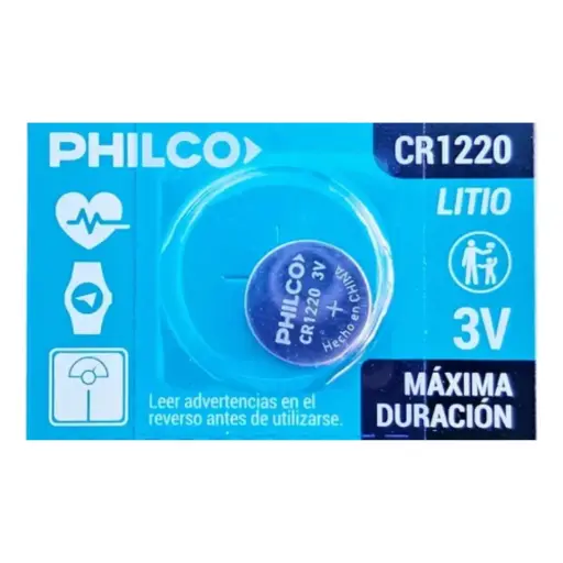 [CR1220] Bateria de Litio Philco 1220 3v