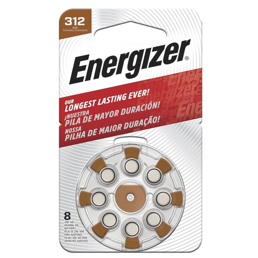 [EBA08] Bateria Energizer Audiologia 312 blister x 8